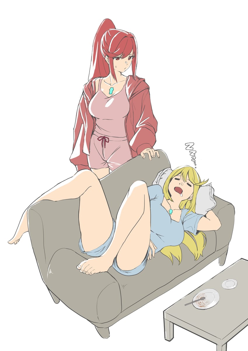 mythra and glimmer (xenoblade chronicles and 3 more) drawn by karian909