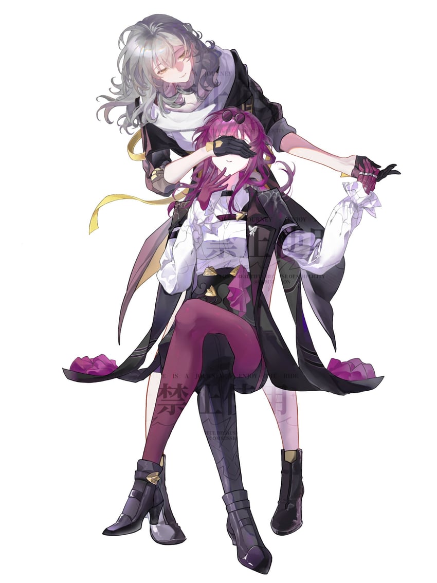 trailblazer, stelle, and kafka (honkai and 1 more) drawn by autrisan