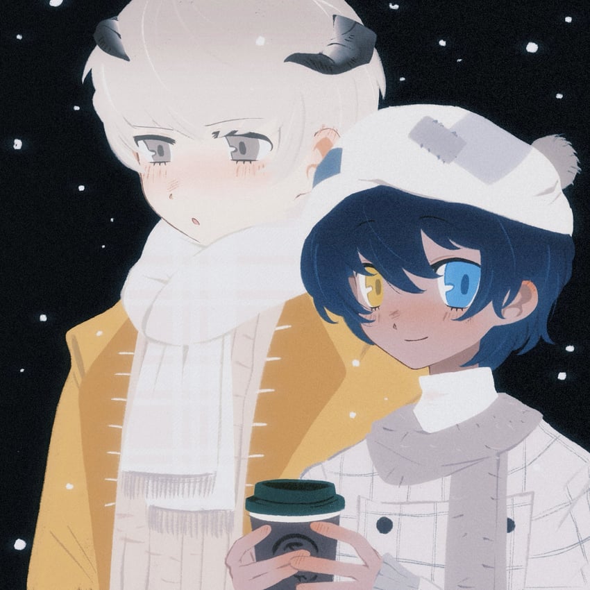 protagonist and strohl (metaphor: refantazio) drawn by yesheng_zong_ren