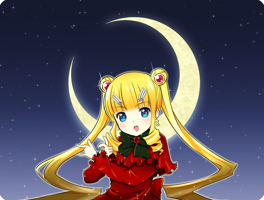 sailor moon and shinku (bishoujo senshi sailor moon and 1 more) drawn by eki_mirin