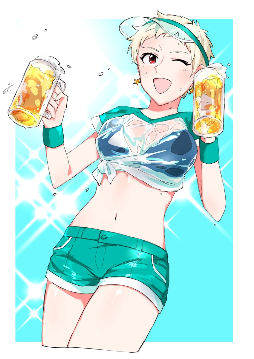 senzaki ema (idolmaster and 1 more) drawn by e-no-ki