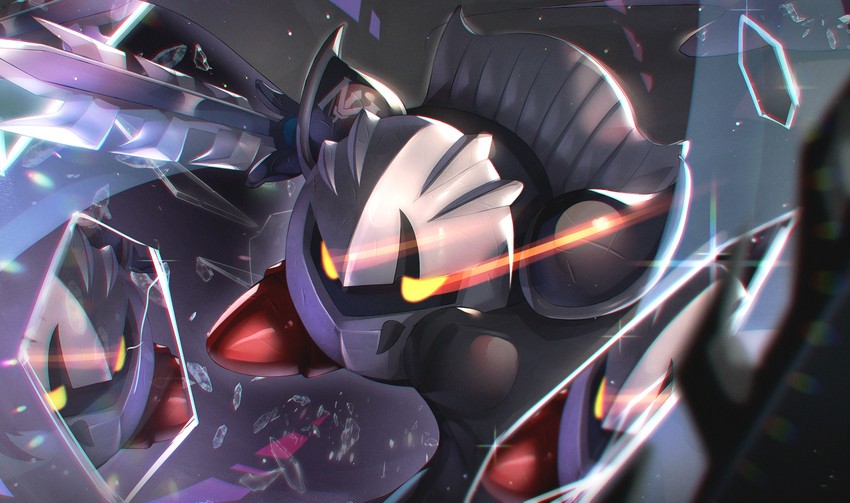 dark meta knight (kirby and 1 more) drawn by gonzarez