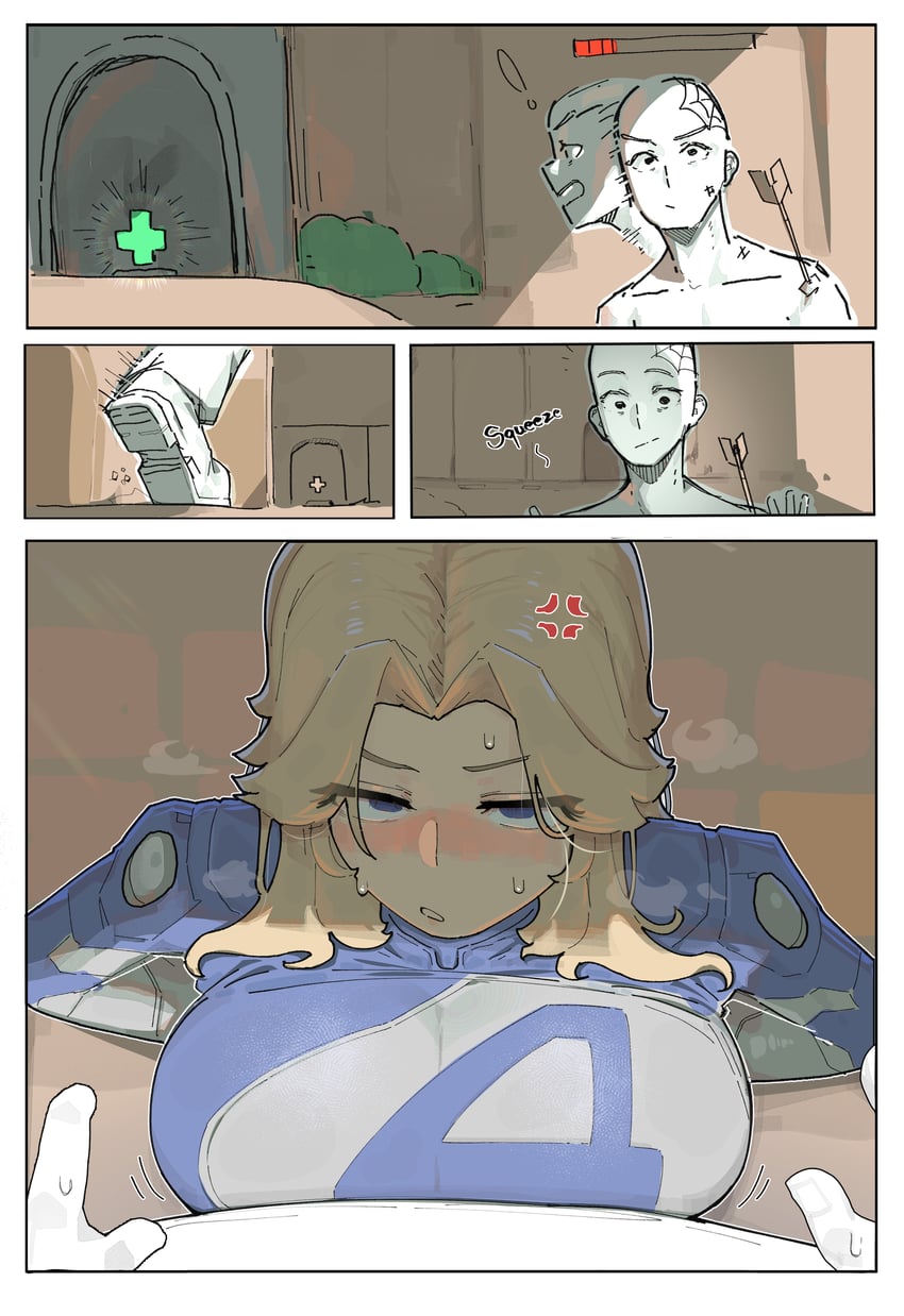 sue storm (marvel and 2 more) drawn by azz0422