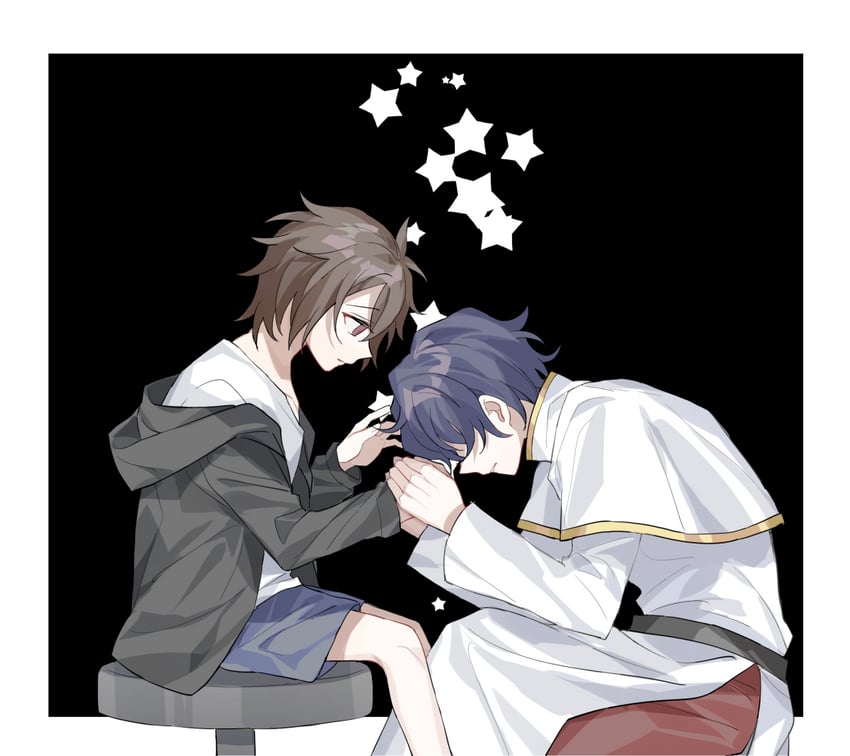 utsugi noriyuki and isoi haruki (saibou shinkyoku) drawn by sakuraihum