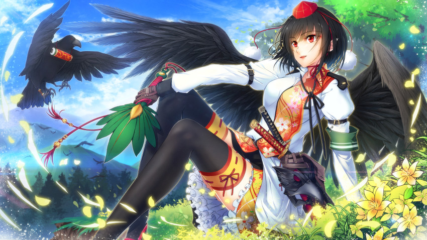 shameimaru aya (touhou and 2 more) drawn by cibo_(killy)
