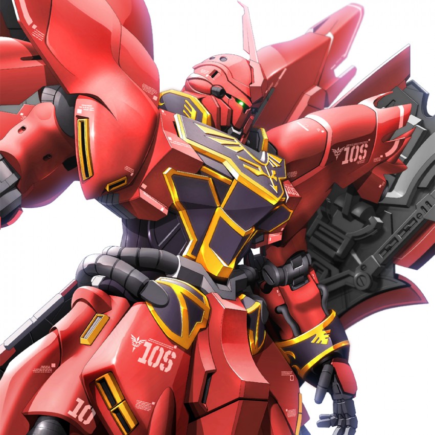 sinanju (gundam and 1 more) drawn by zb_(dawn-blue)