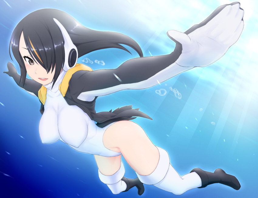 emperor penguin (kemono friends) drawn by kurokaji
