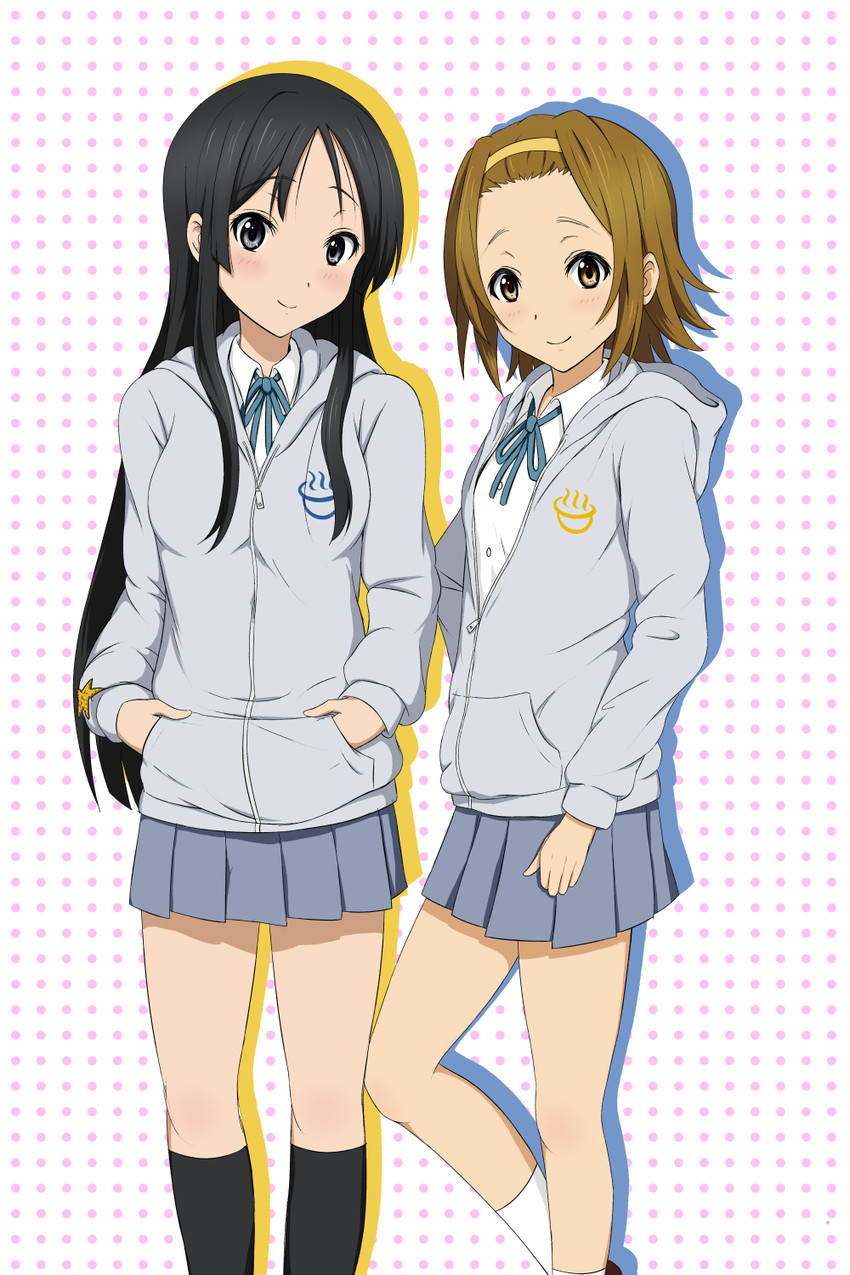 akiyama mio and tainaka ritsu (k-on!) drawn by ckst
