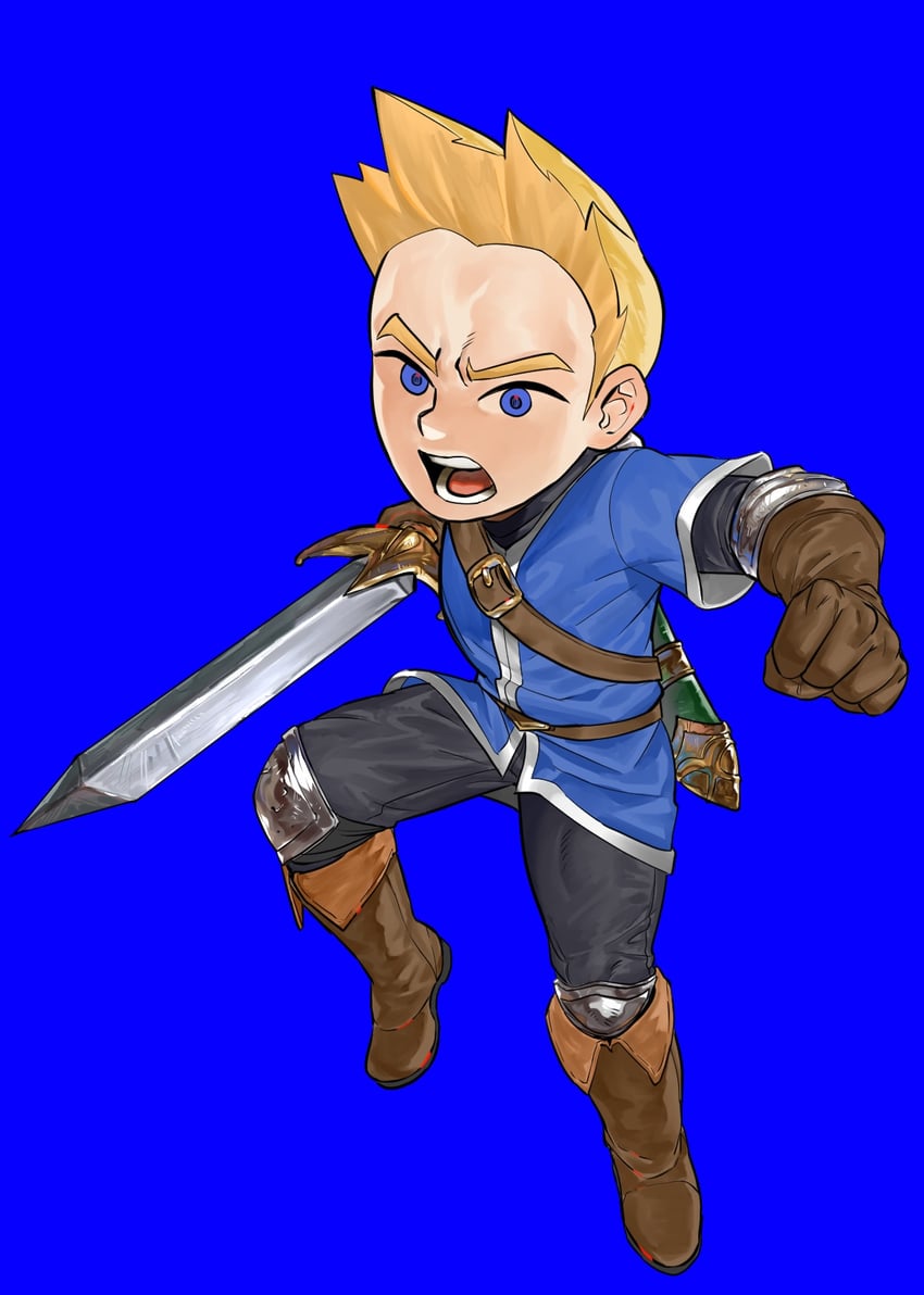 mii swordfighter (super smash bros.) drawn by dancho_no_mori