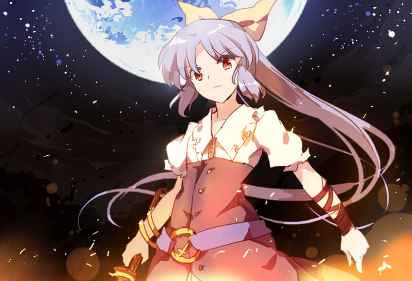 watatsuki no yorihime (touhou) drawn by yetworldview_kaze