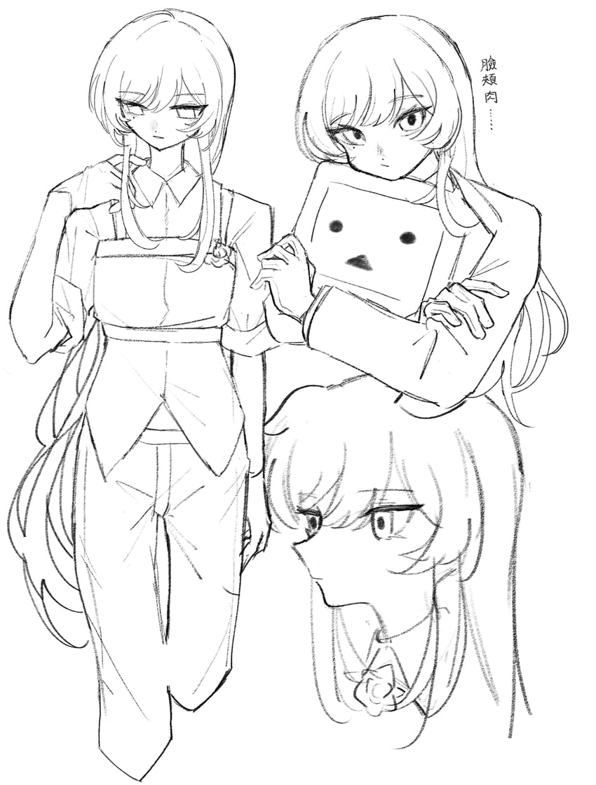 chando and terebi-chan (ado and 1 more) drawn by phossscinnn
