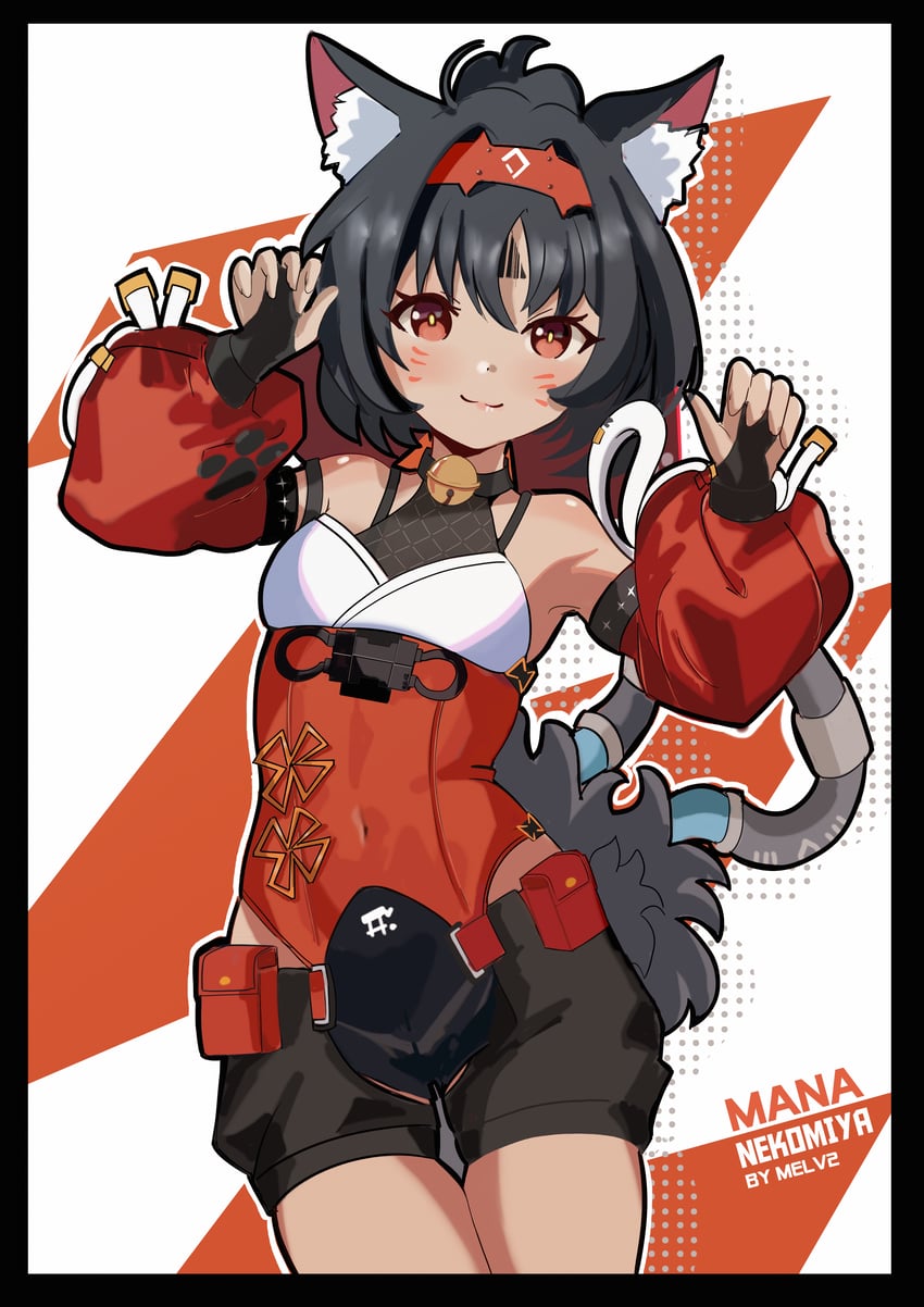 nekomiya mana (zenless zone zero) drawn by melissa_v2