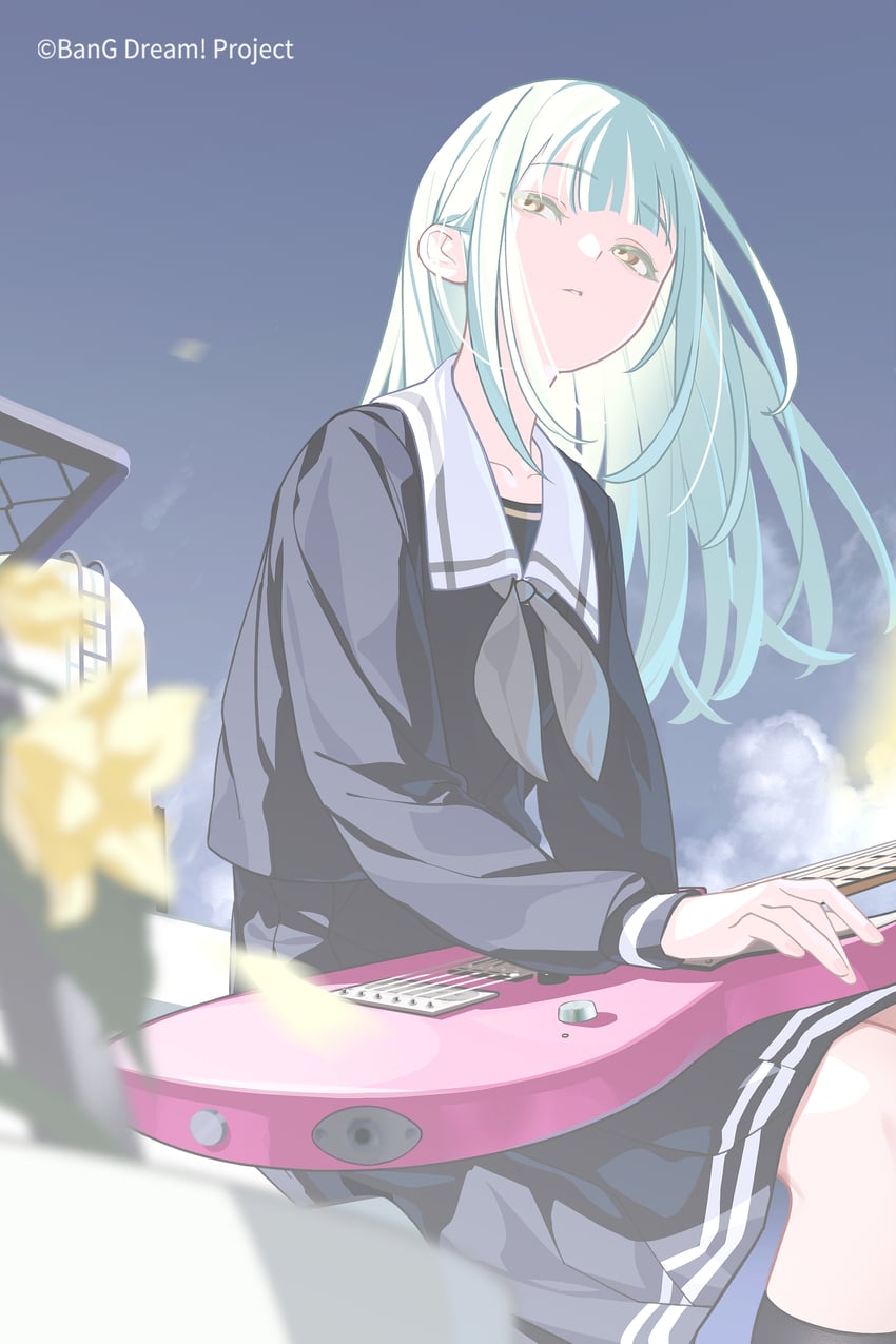 wakaba mutsumi (bang dream! and 1 more) drawn by tatatsu