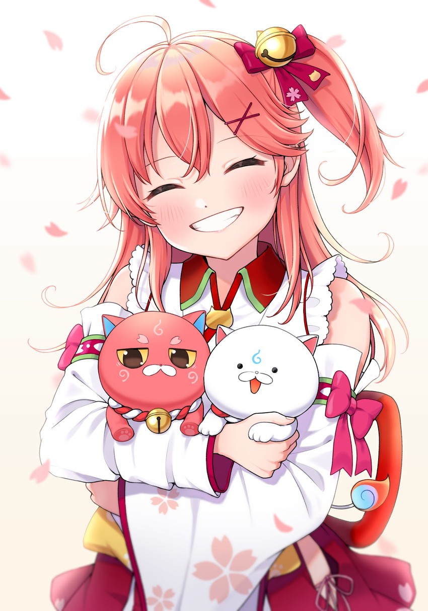 sakura miko, 35p, and kintoki (hololive) drawn by tomozu