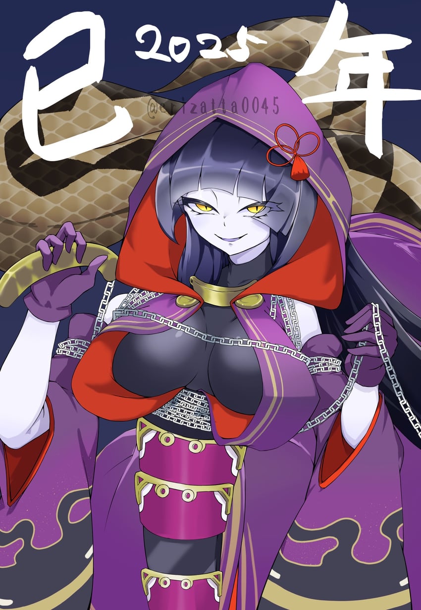 ragnaraika chain coils (yu-gi-oh!) drawn by eriya_(erizatta0045)
