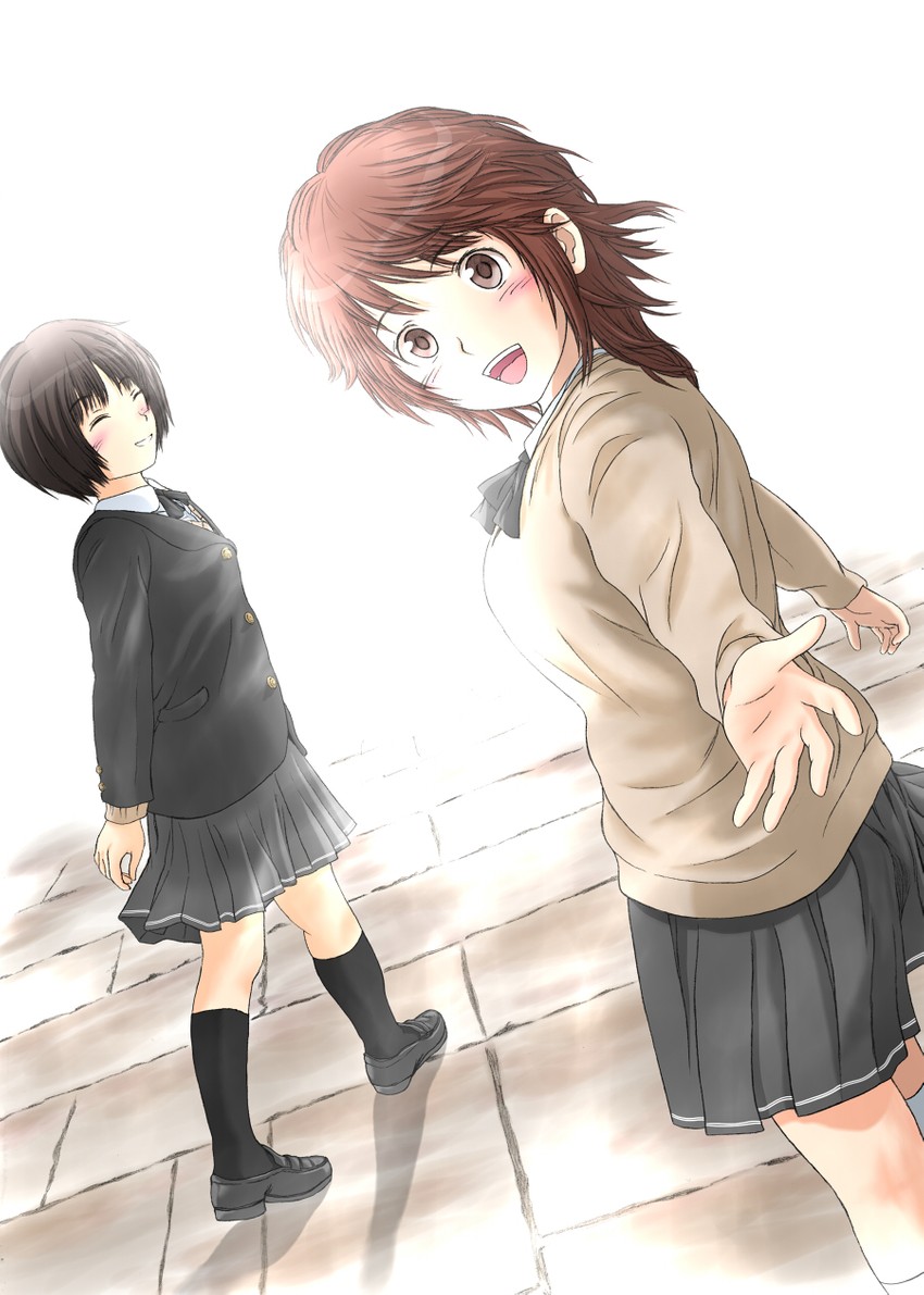 tachibana miya and sakurai rihoko (amagami) drawn by keisuke_(0320030103200301)