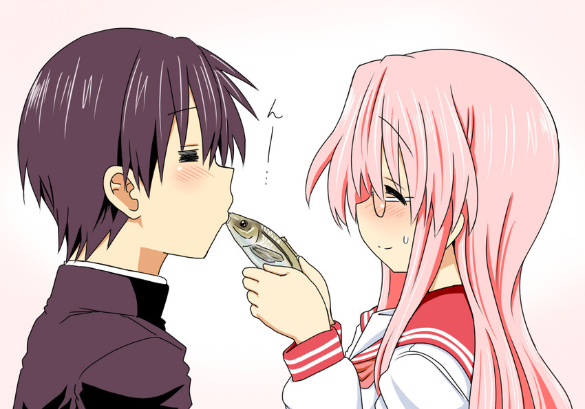 takara miyuki and toshiaki (lucky star) drawn by take_(shokumu-taiman)