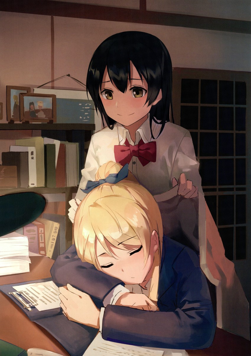 sonoda umi and ayase eli (love live! and 1 more) drawn by huanxiang_heitu