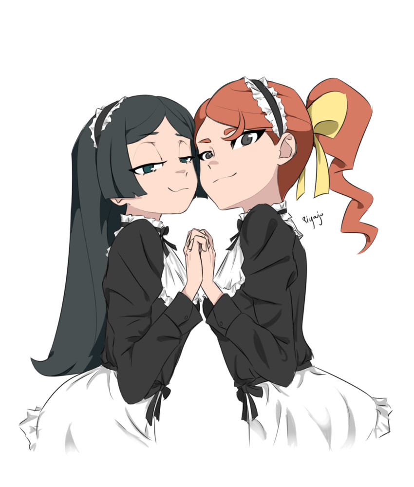 barbara parker and hanna england (little witch academia) drawn by ar_jart