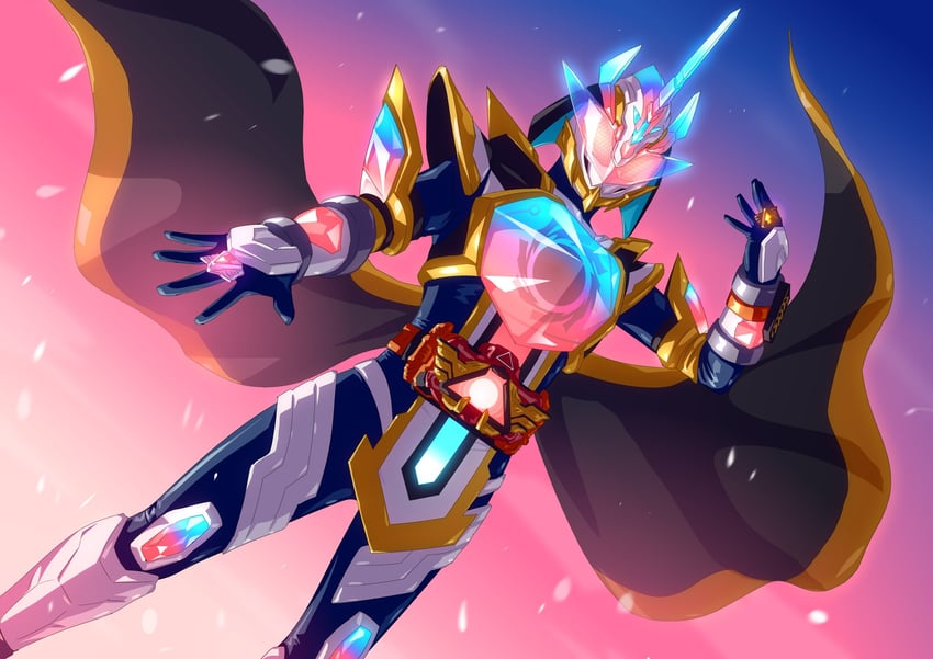 kamen rider majade and kamen rider twilight majade (kamen rider and 1 more) drawn by otokamu