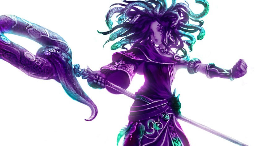 medusa (kid icarus and 1 more) drawn by kiyoharu_(stella)