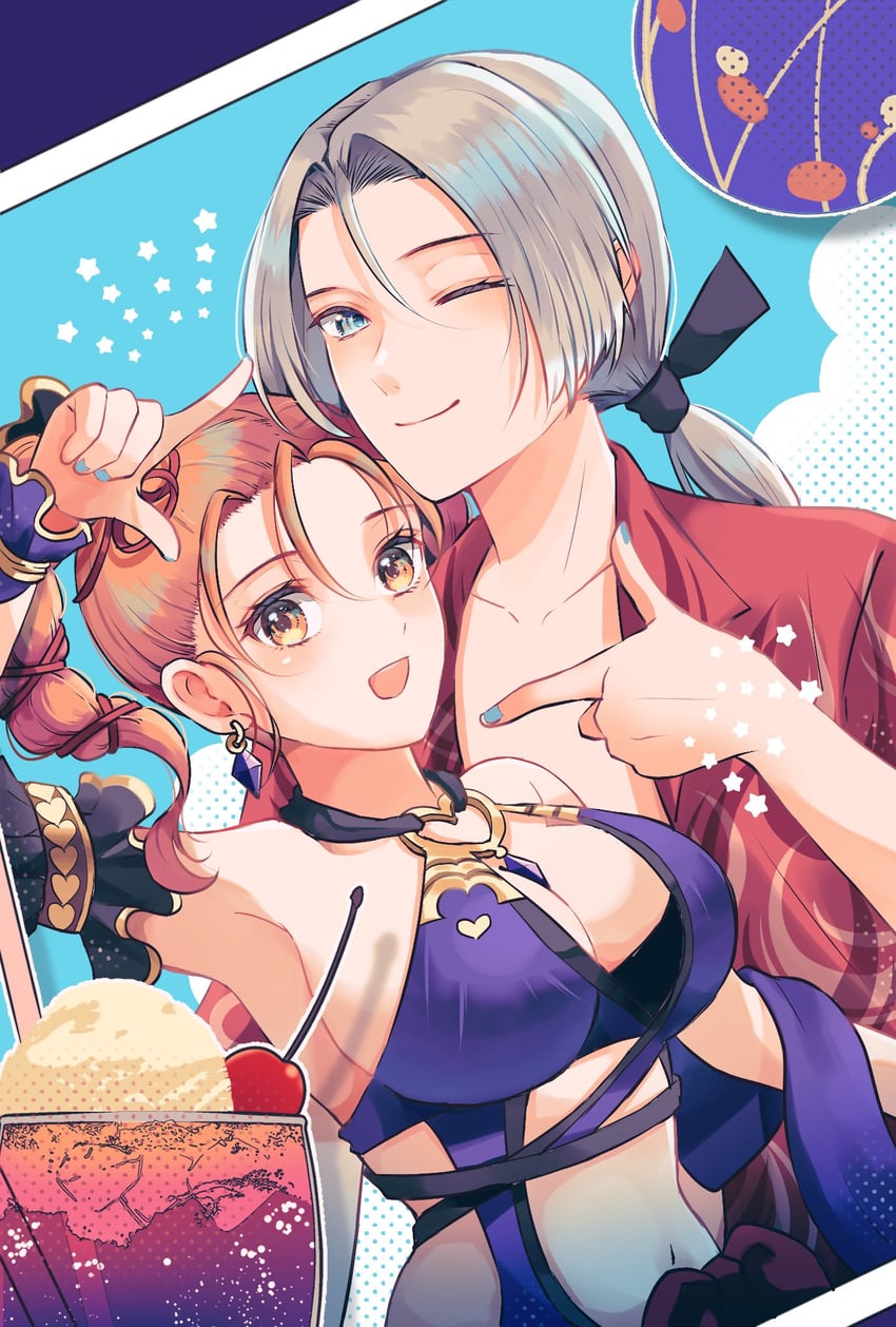 jessica albert and kukuru (dragon quest and 1 more) drawn by c-diamond