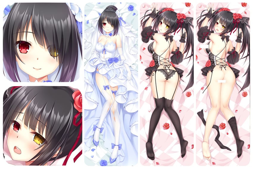 tokisaki kurumi (date a live) drawn by summer-d_(dodojune)
