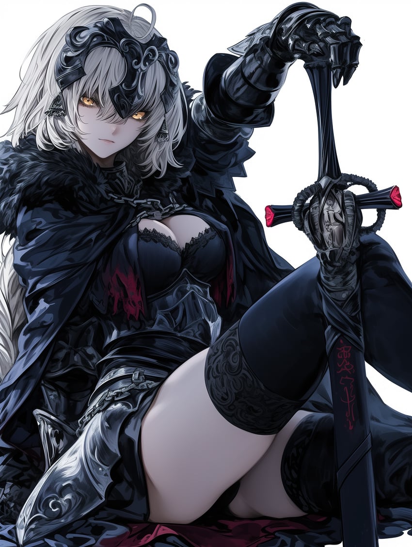 jeanne d'arc alter (fate and 1 more) drawn by koko_0316a