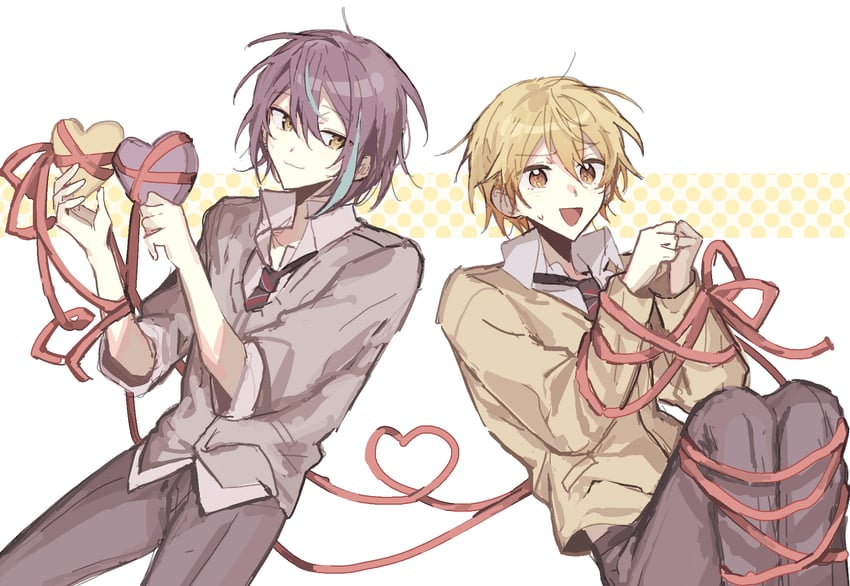 tenma tsukasa and kamishiro rui (project sekai) drawn by tokyu_(specialsetsweet)