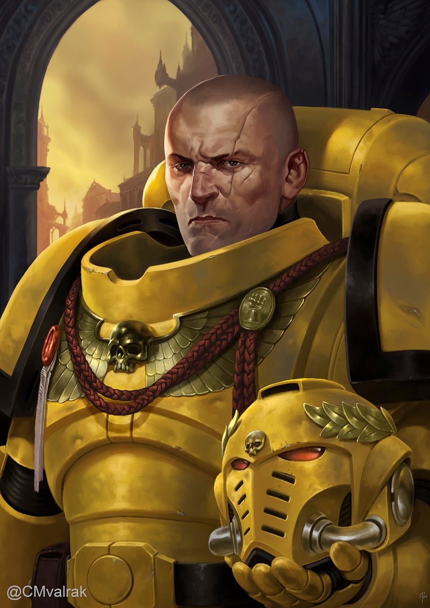 chapter master valrak (original and 1 more) drawn by adrian4rt