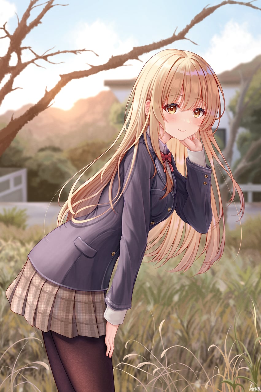 shiina mahiru (otonari no tenshi-sama ni itsu no mani ka dame ningen ni sarete ita ken) drawn by arus