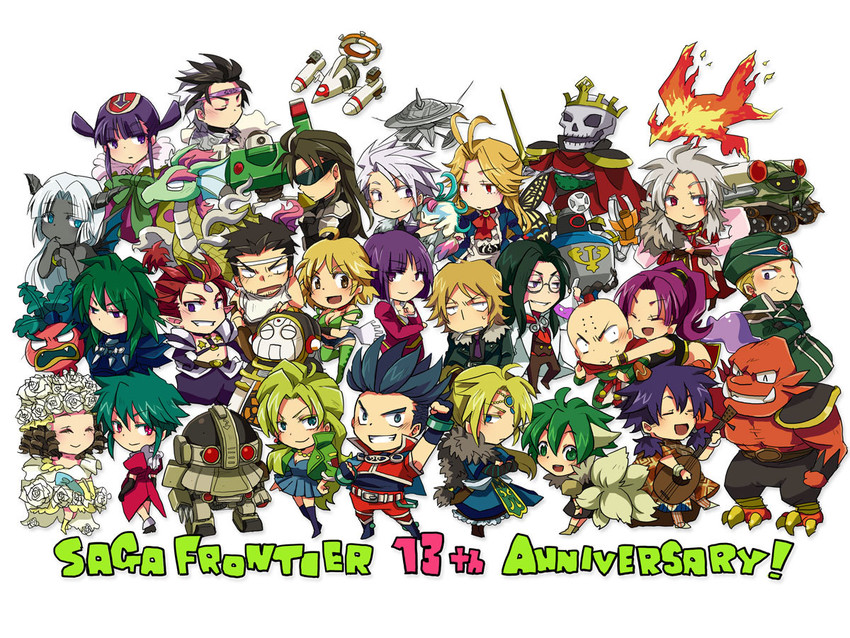 asellus, princess white rose, emilia, red, blue, and 15 more (saga and 1 more) drawn by em_crazy