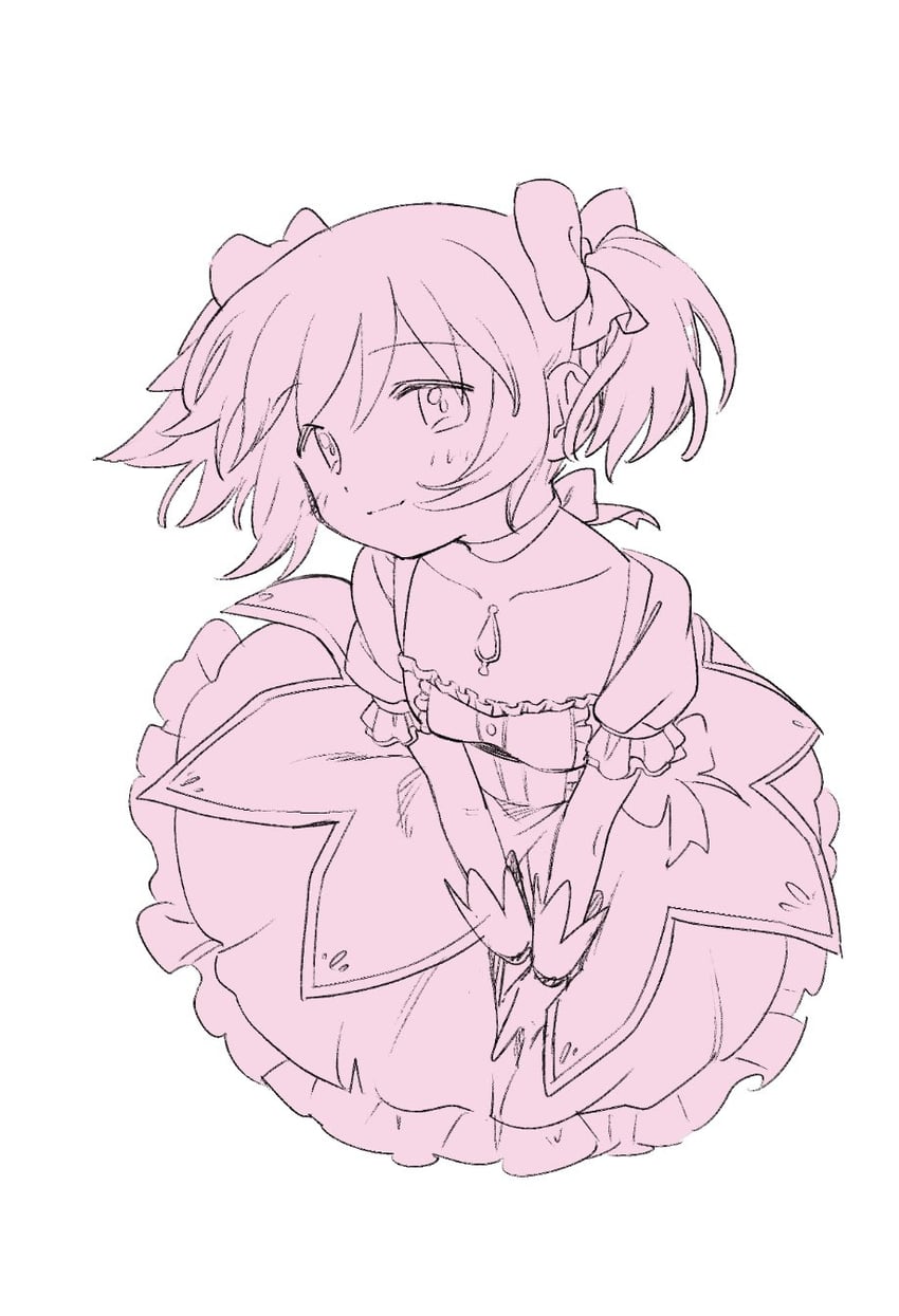 kaname madoka (mahou shoujo madoka magica) drawn by no+bi=