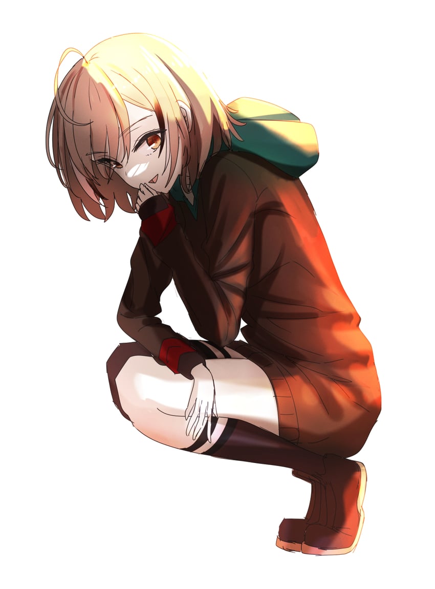 nanashi mumei (hololive and 1 more) drawn by macartura08