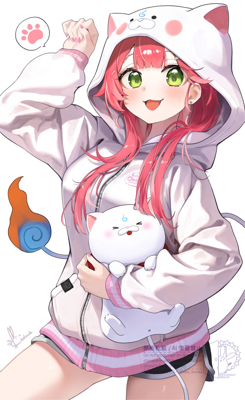sakura miko and 35p (hololive) drawn by kito_koruta