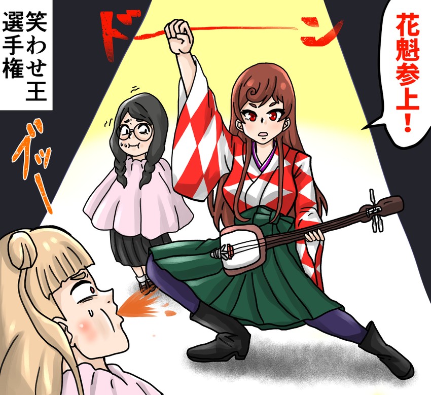 yuugiri and amabuki maria (zombie land saga) drawn by enokuma_uuta