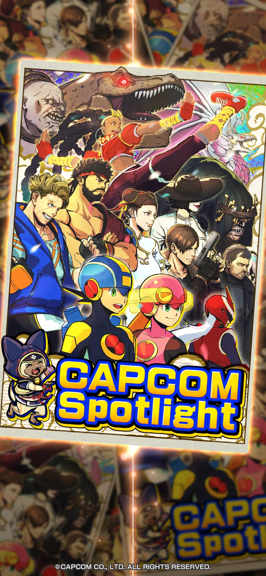 chun-li, ryu, leon s. kennedy, chris redfield, felyne, and 9 more (street fighter and 9 more)