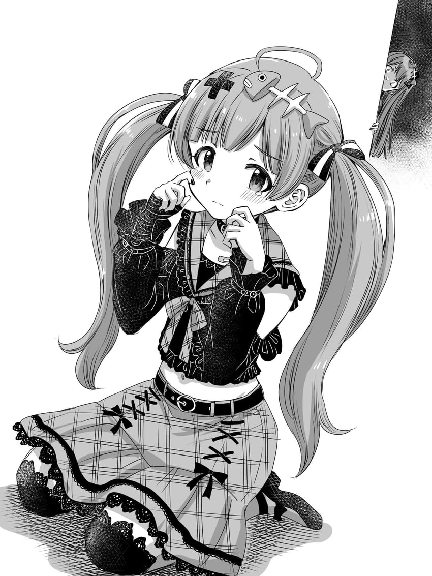 hakozaki serika and tanaka kotoha (idolmaster and 2 more) drawn by matcha_kingyo