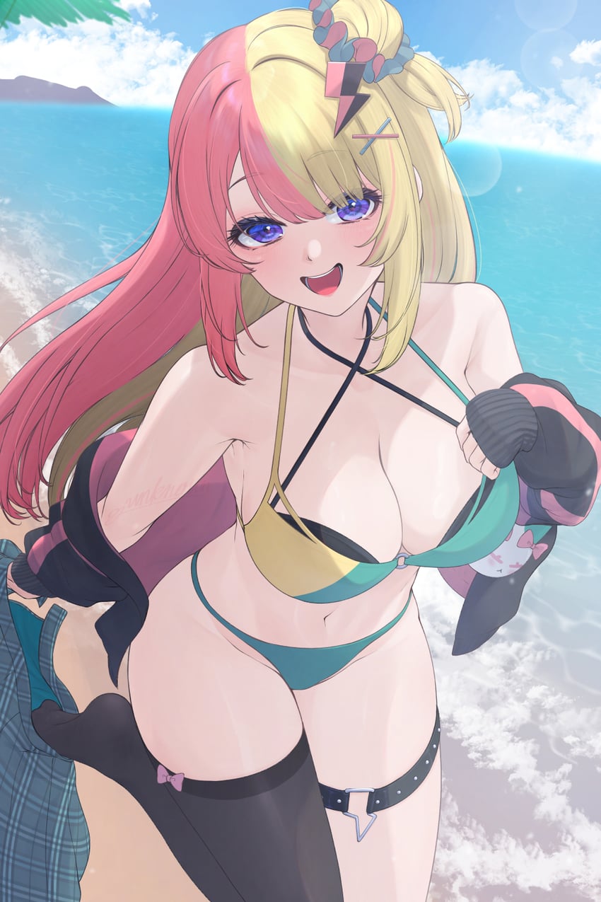 kotoka torahime (nijisanji and 1 more) drawn by gunknown