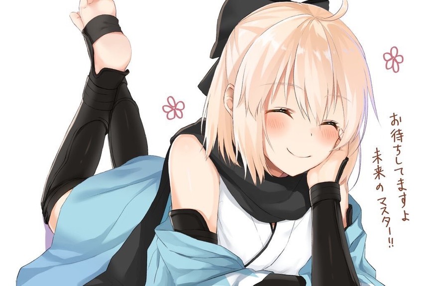 okita souji (fate and 2 more) drawn by hizuki_higure