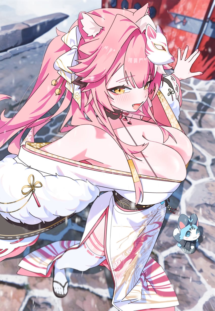raora panthera (hololive and 1 more) drawn by gurumie