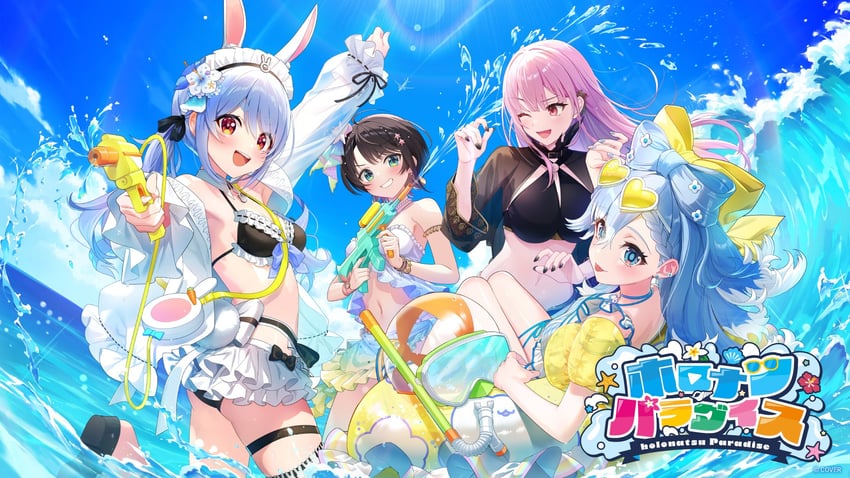 usada pekora, mori calliope, oozora subaru, and kobo kanaeru (hololive and 2 more) drawn by so_jima