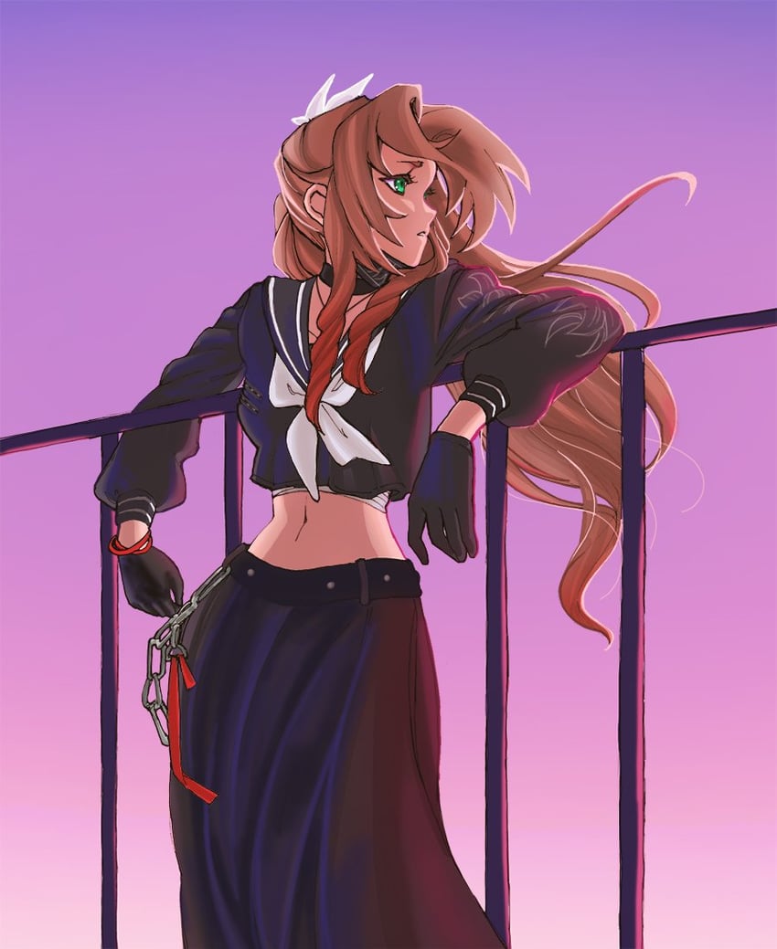 aerith gainsborough (final fantasy and 2 more) drawn by herzenreine