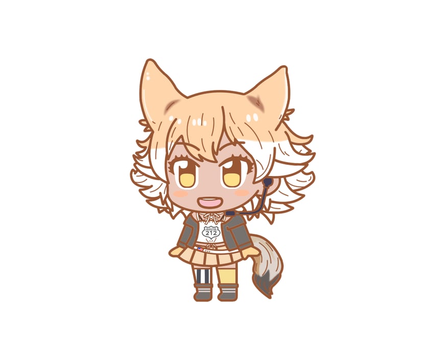 coyote (kemono friends and 2 more) drawn by ef63_11