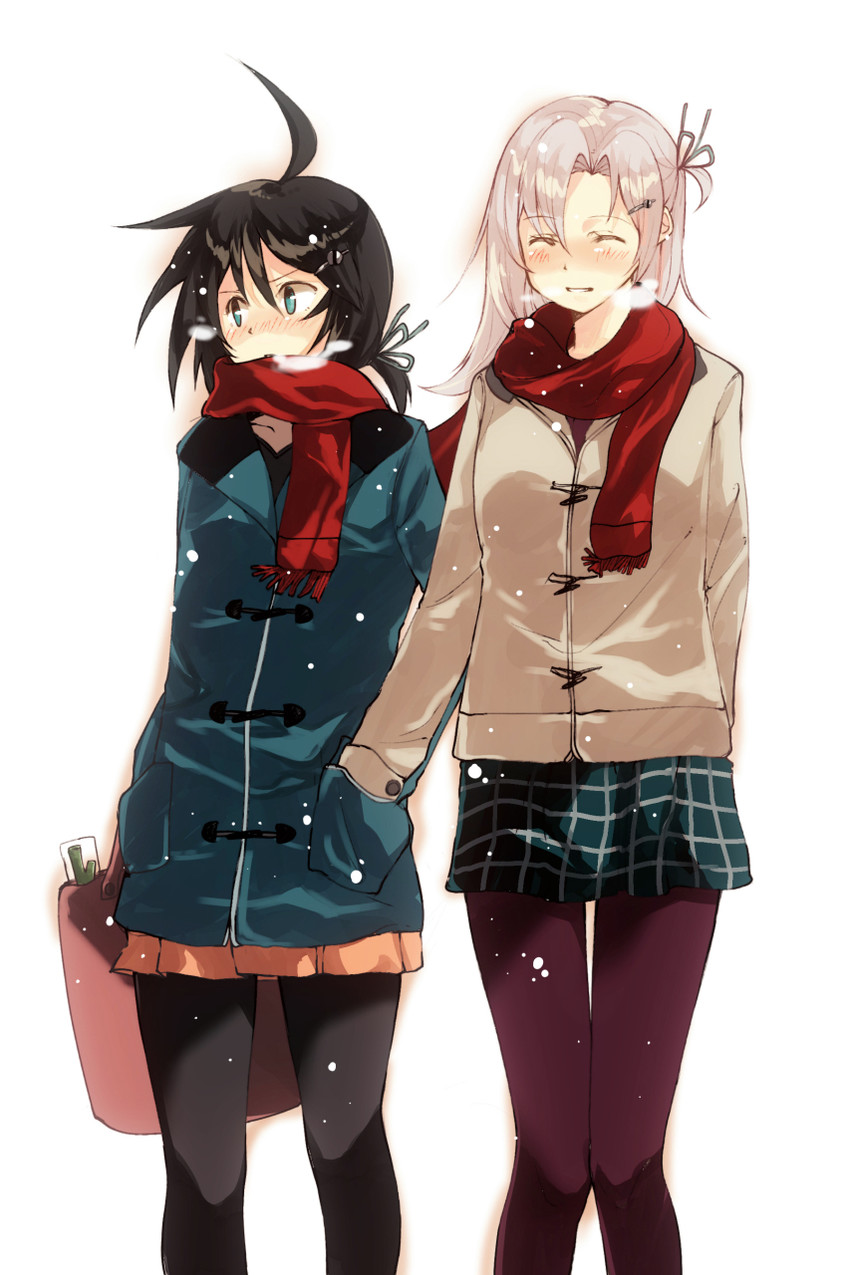 kinugasa, kako, and kinugasa kai ni (kantai collection) drawn by sahuyaiya