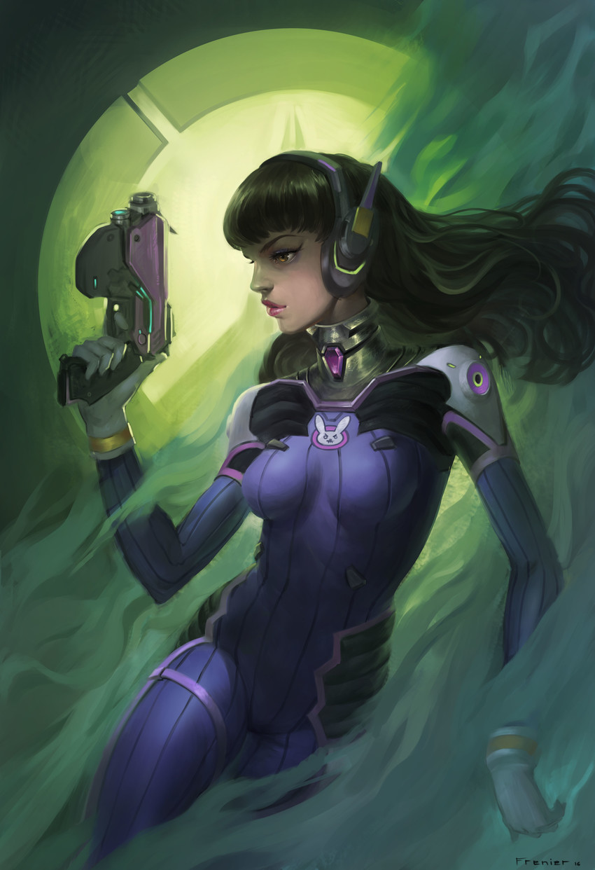 d.va (overwatch and 1 more) drawn by mike_frenier