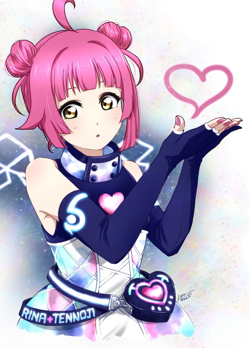 tennoji rina (love live! and 1 more) drawn by noochan_chonoda