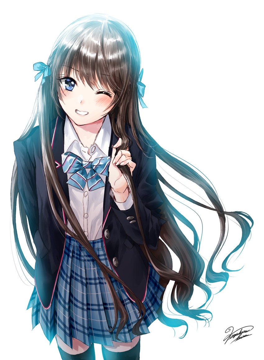 katase tsukasa (mawaru gakuen to senpai to boku) drawn by kazuharu_kina