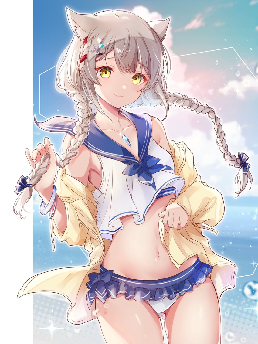 mio (xenoblade chronicles and 1 more) drawn by ui_frara