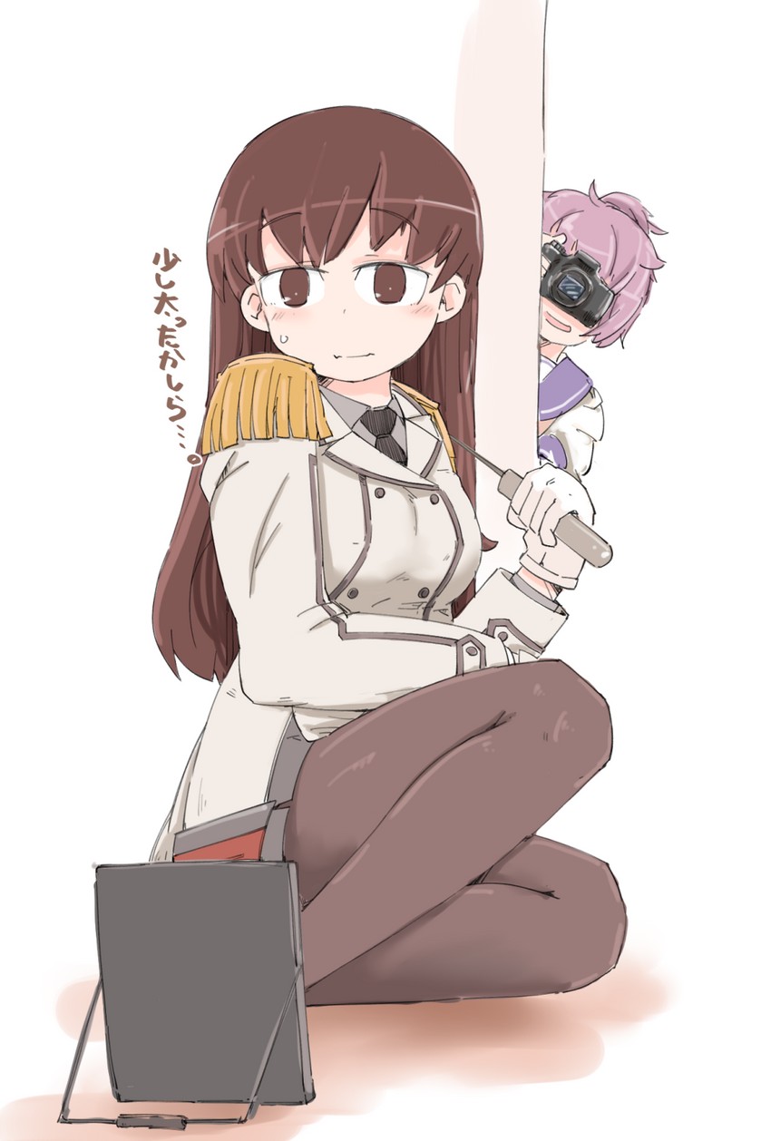ooi, aoba, and katori (kantai collection) drawn by enjaku_izuku